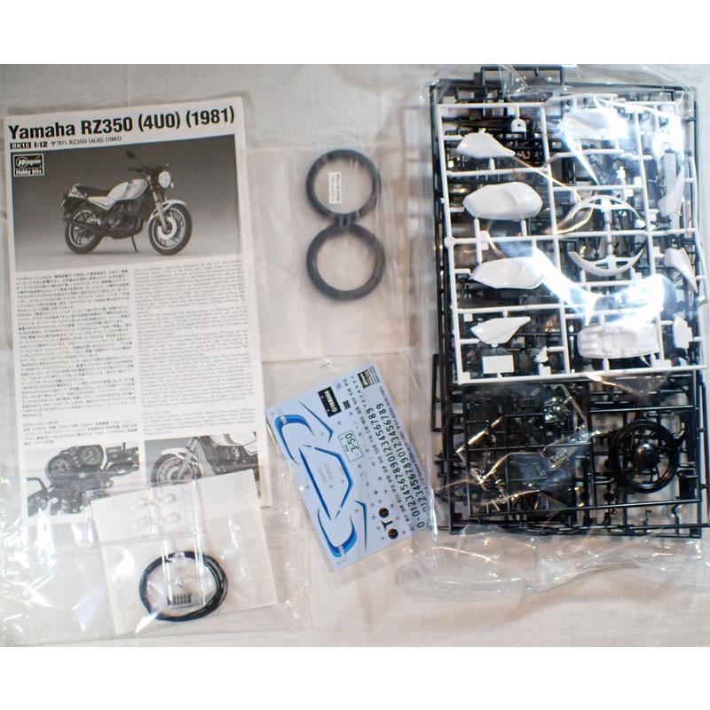 ハセガワ 1/12 ヤマハ RZ350 4U0 1981 バイク プラモデル BK15 : 車
