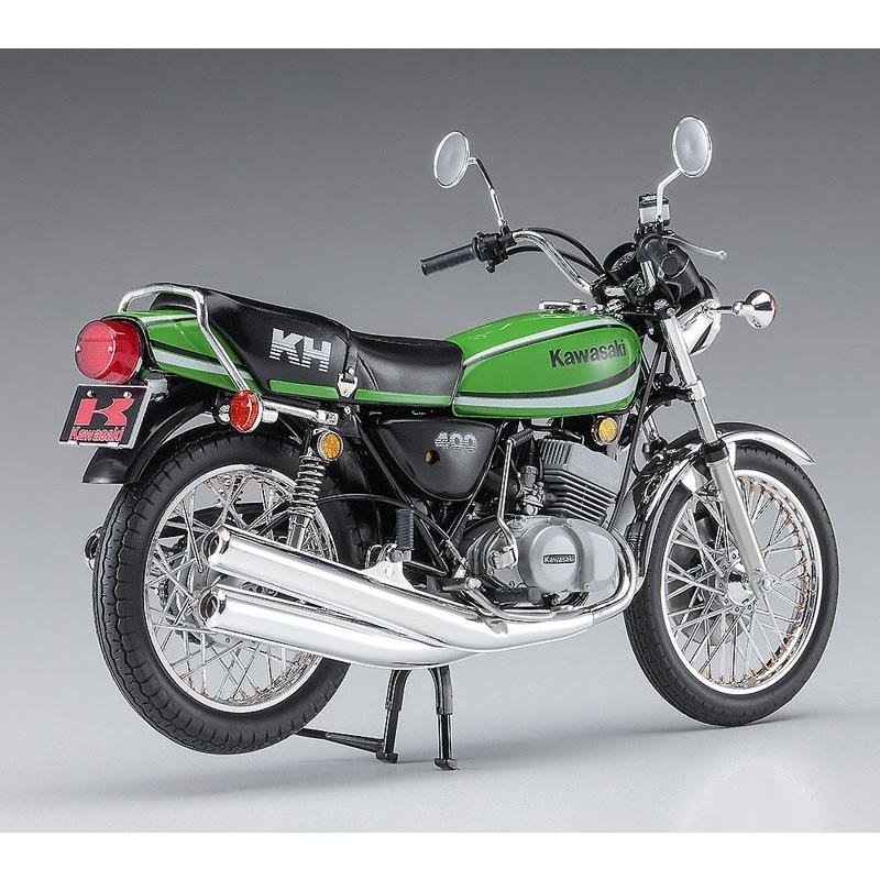 ハセガワ1/12カワサキKH400プラモデル完成品クリアケース付き。オリジナル♪ ハセガワ 1/12 カワサキ KH400-A7 BK6 : 車模型 barchetta - 通販