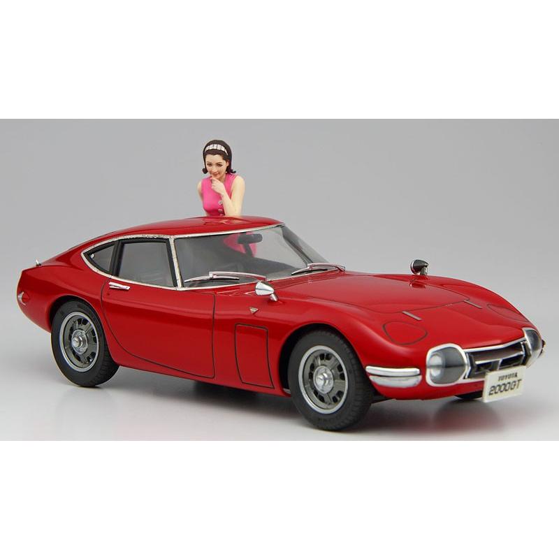 ハセガワ 1/24 トヨタ 2000GT w/60's ガールズフィギュア SP366 : 車