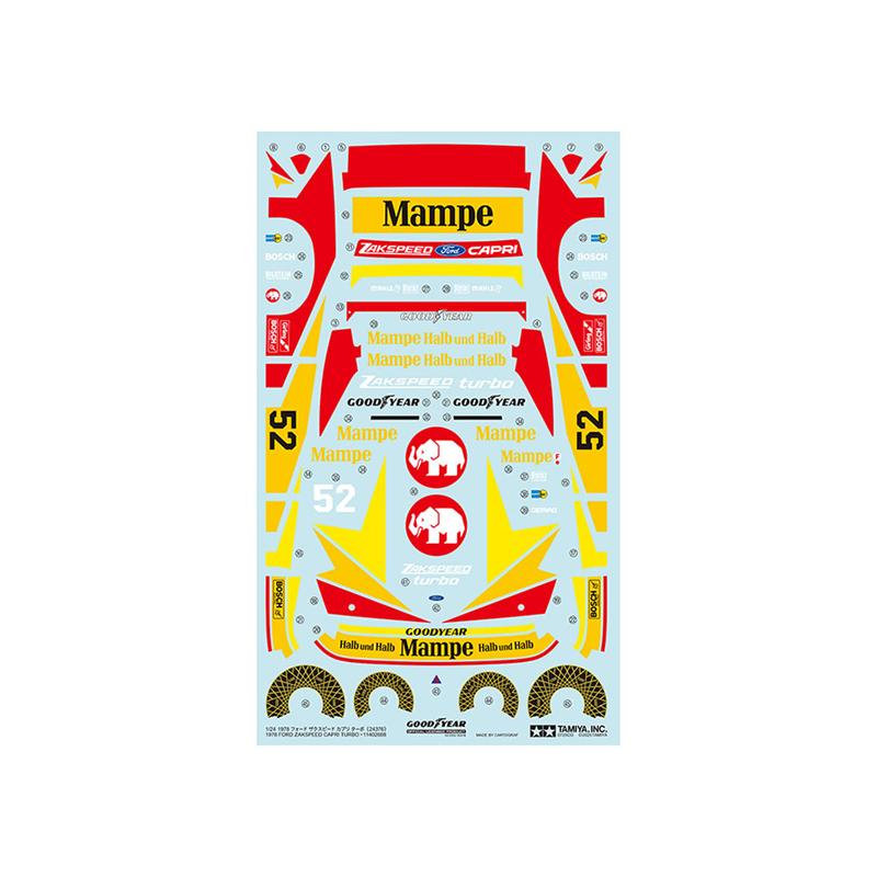 1/24 1978 フォード ザクスピード カプリ ターボ タミヤ 自動車