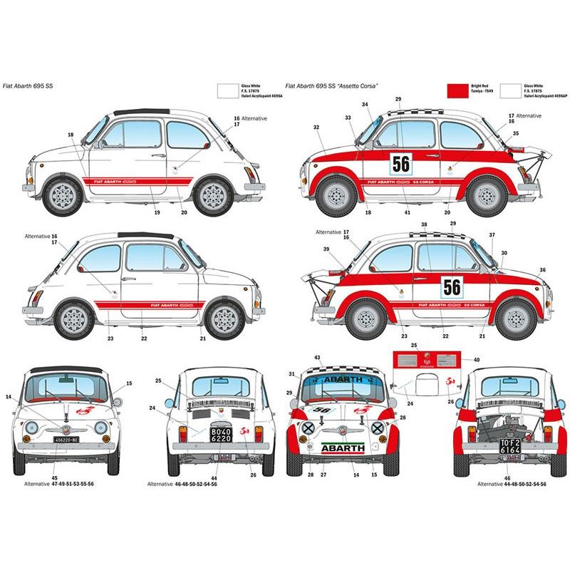 タミヤ（TAMIYA） 1/12 フィアット アバルト 695SS/アセット コルサ