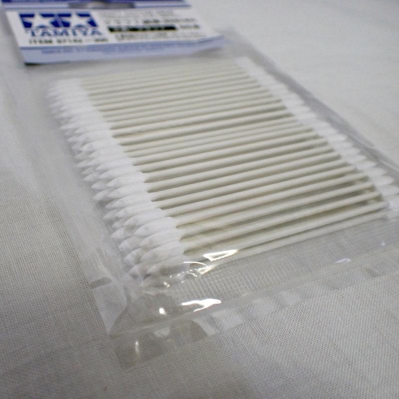 タミヤ（TAMIYA） クラフト綿棒 三角・フラット 50本 塗装・仕上用
