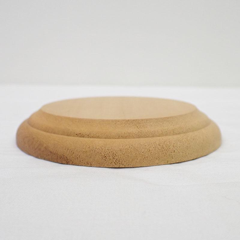 飾り台 円形 約15×100Φ 材質ユーカリ 川合木工所 展示 ジオラマ P-14