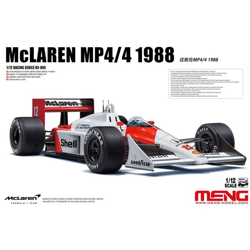 1/12 マクラーレン・ホンダ MP4/4 1988 モンモデル MENG MODEL 1/12 マクラーレン・ホンダ MP4/4 1988 モンモデル MENG MODEL