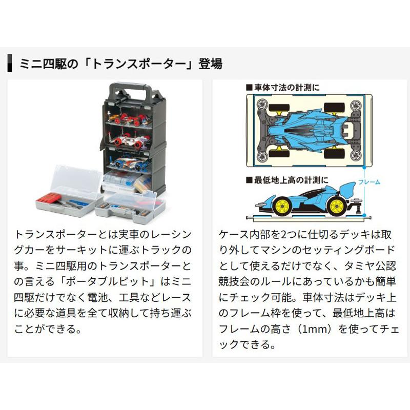 ミニ四駆 ポータブルピット タミヤ ミニ四駆特別企画 ITEM15424 : 車
