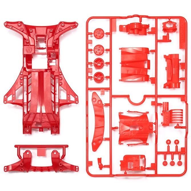 タミヤ FM-Aシャーシセット ミニ四駆 FM-Aシャーシセット レッド タミヤ ミニ四駆限定 ITEM95411