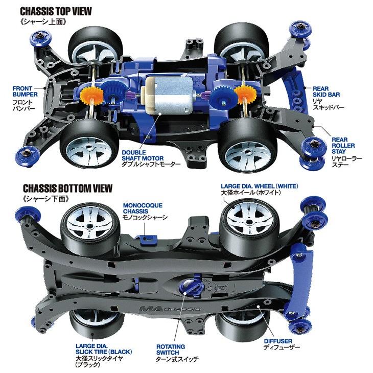 TAMIYA ミニ四駆 シューティングプラウドスター MAシャーシ　色々セット ミニ四駆 シューティング プラウド スター MAシャーシ タミヤ ミニ四駆
