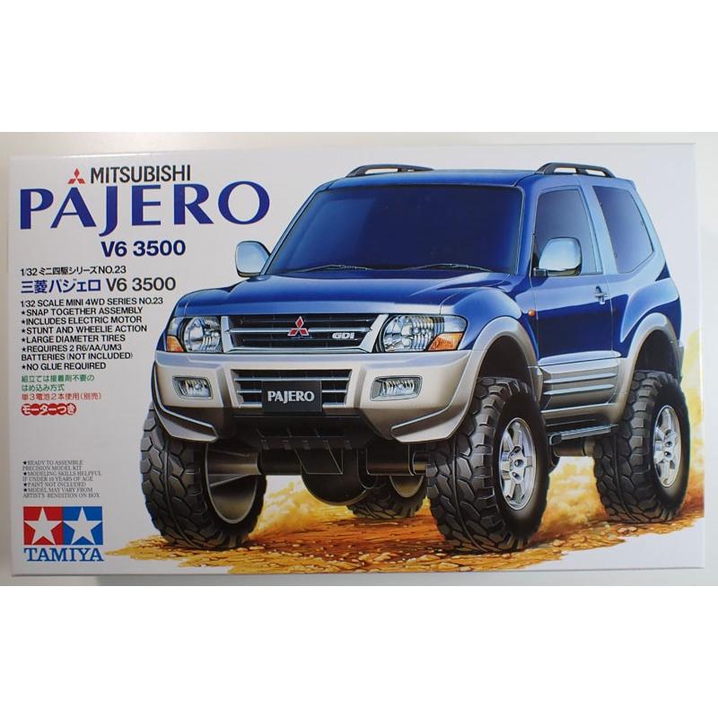 ミニ四駆 1/32 三菱 パジェロ V6 3500 タミヤ ITEM19023 : 車模型