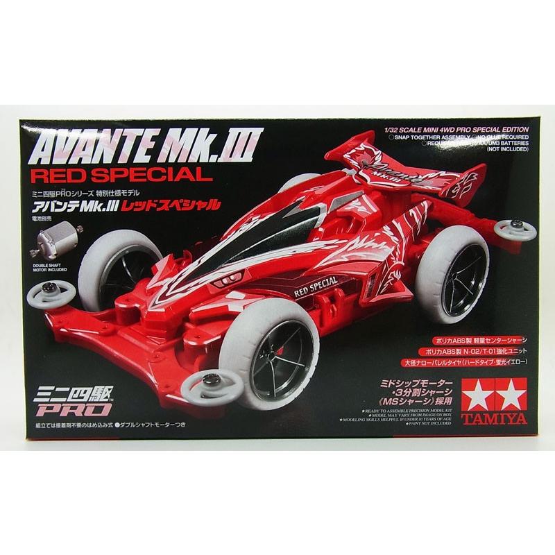 ミニ四駆 アバンテ Mk.III レッドスペシャル MSシャーシ タミヤ ミニ四