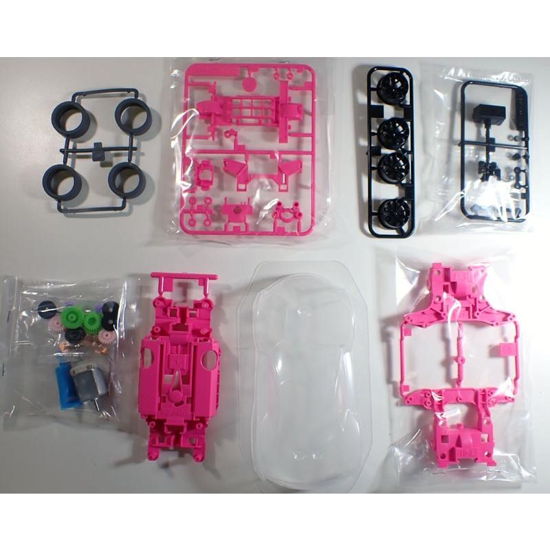 ミニ四駆 ライキリ ピンクスペシャル ポリカボディ MSシャーシ タミヤ