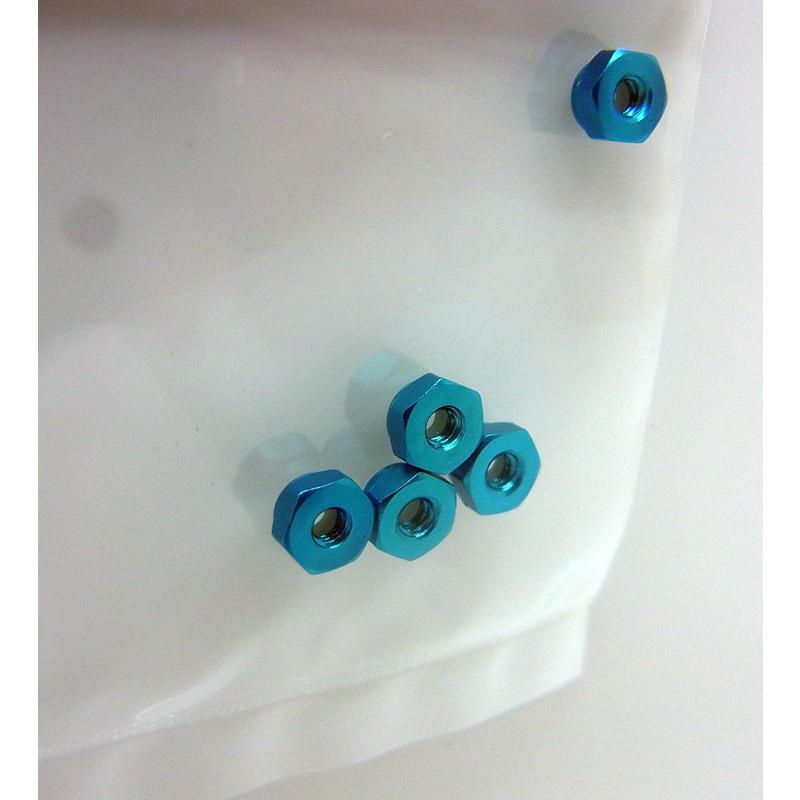 ミニ四駆2段アルミローラーセットと2mm アルミロックナット　セット3 ミニ四駆2段アルミローラーセットと2mm アルミロックナット セット3 RING】