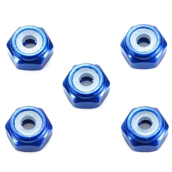 ミニ四駆 2mm アルミロックナット ダークブルー5個 タミヤ ミニ四駆