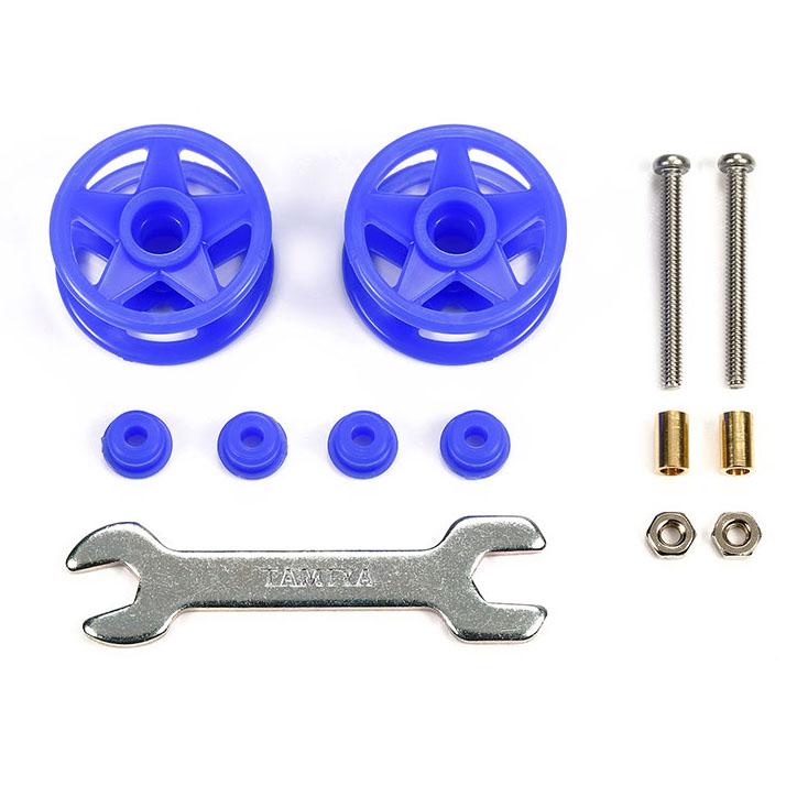 ミニ四駆 2段低摩擦プラローラー 19-19mm ブルー タミヤ ミニ四駆