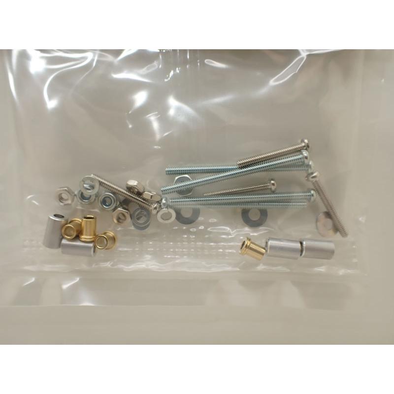 ミニ四駆 AO-1007 2mmロングビス・ロックナットセット タミヤ 楽しい
