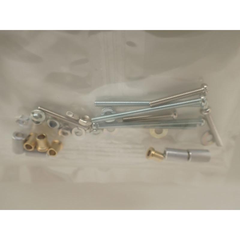 ミニ四駆 AO-1007 2mmロングビス・ロックナットセット タミヤ 楽しい