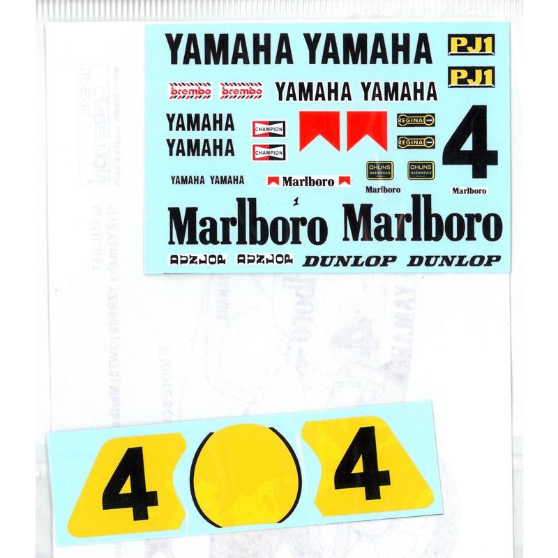 1/12 ヤマハYZR500 OW70 1983 Marlboro ケニー・ロバーツ フルデカール