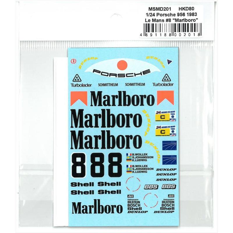 379円 最安値で 1 24 Porsche 956 19 Le Mans 8 Quot Marlboroquot Msmクリエーション Msmd1
