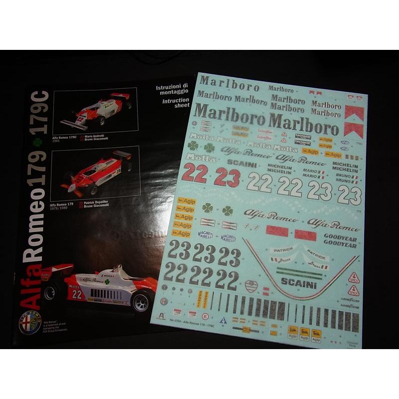プラッツ 1/12 アルファロメオ 179/179C F1 イタレリ IT4704 : 車模型