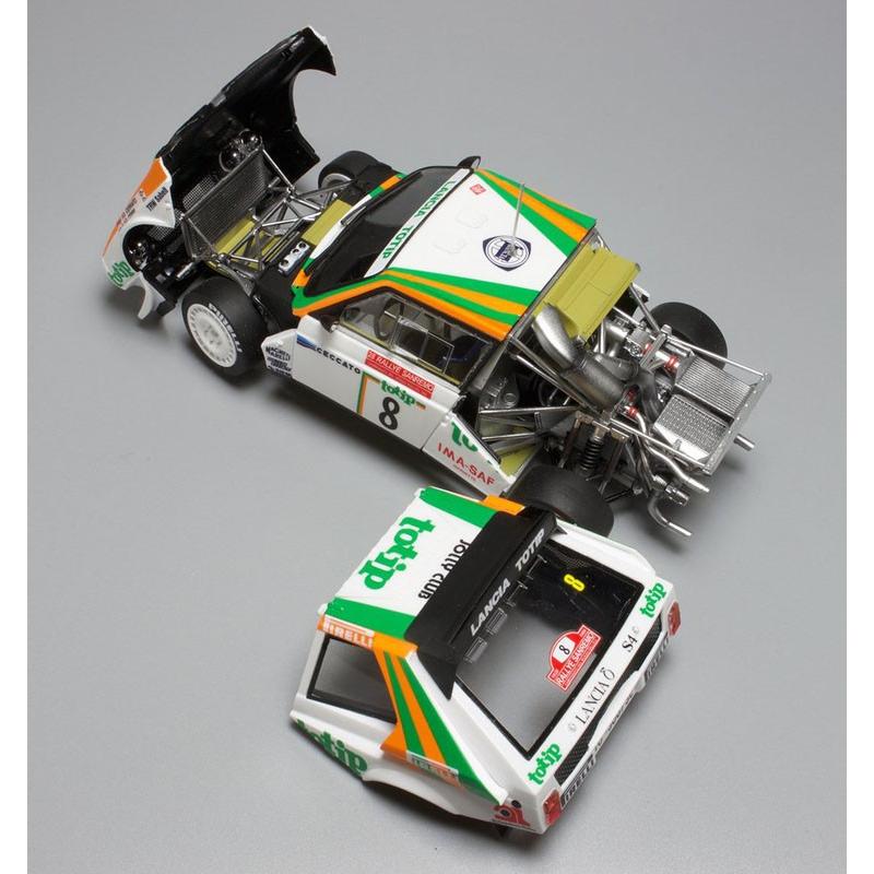 LANCIA DELTA S4 nunu プラモデル　1/24 86 サンレモ Build review of the NuNu Lancia Delta S4 86 San Remo Rally scale