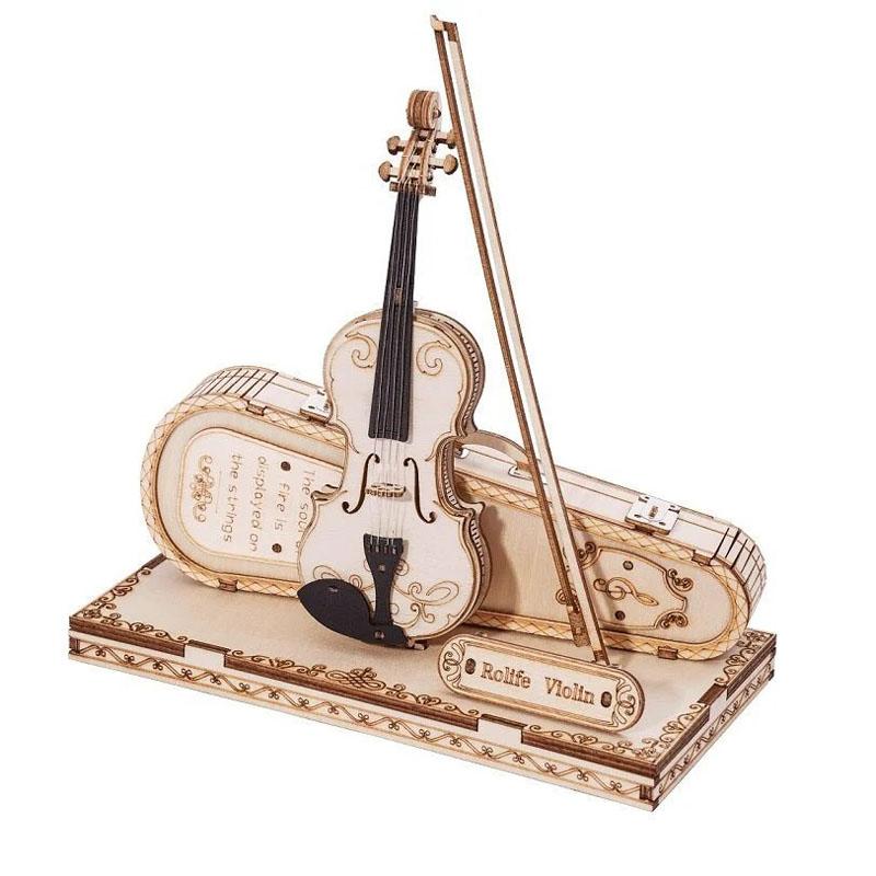 つくるんです ヴァイオリン 楽器シリーズ 【TG604】 組立キット 知育