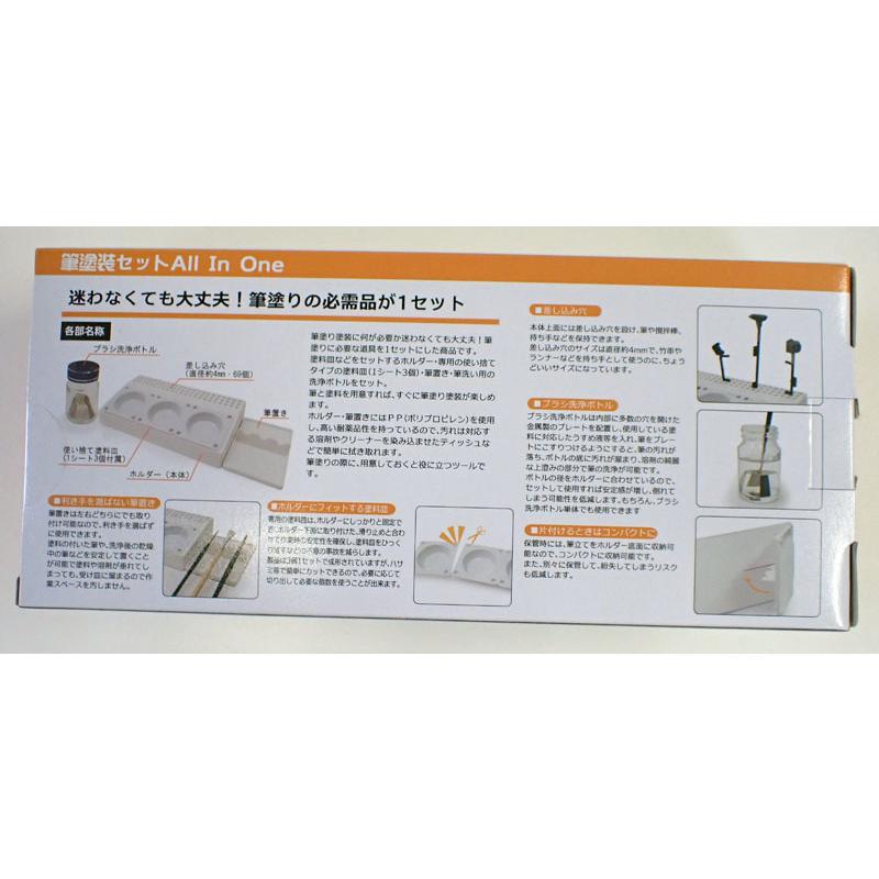 筆塗装セット All In One プラモ向上委員会 PMKJ005 : 車模型