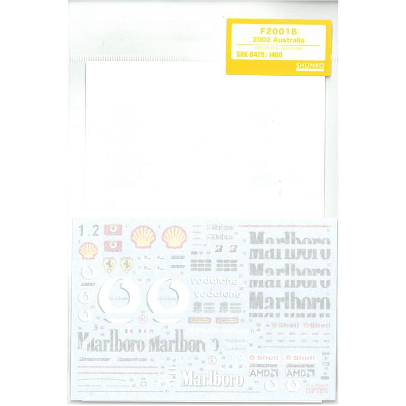 着後レビューで 1 Ferrari F01b 02オーストラリア T社 フェラーリf01 対応 Shunkoデカール Shk D425 Wantannas Go Id