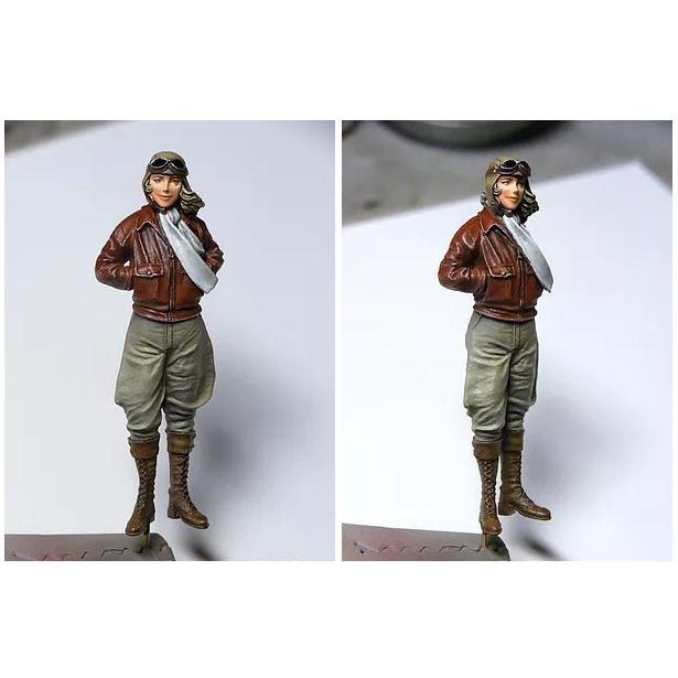 1/35 Woman Rider 女性ライダー ヘッド2個入り SWASH DESIGN ST-3510 : 車模型 barchetta ...