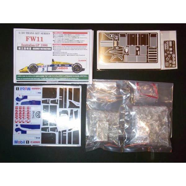 FW11 AustralianGP 1986 1/20 TRANS KITS T社1/20 対応 : 車模型