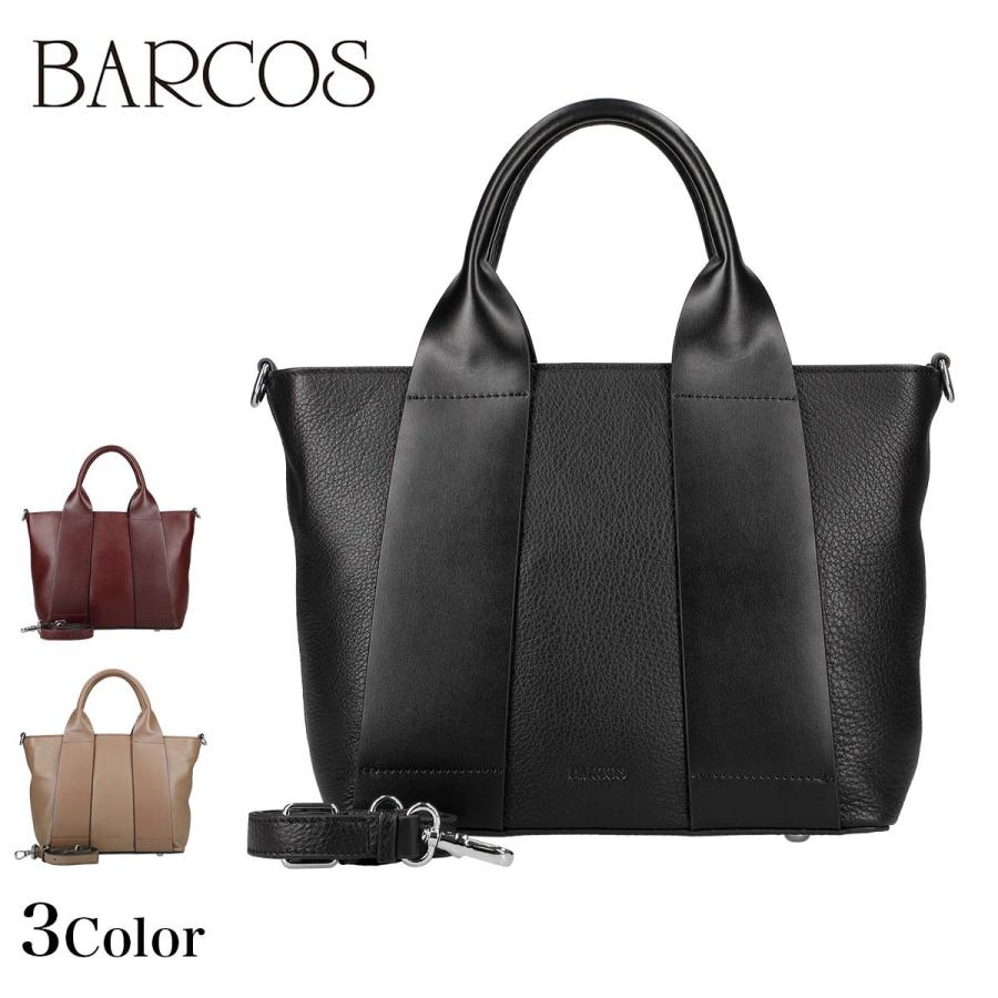 BARCOS（バルコス） 牛革2wayレザートートバッグ レディース 全3色