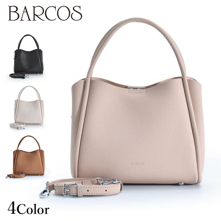 BARCOS（バルコス） シュリンクレザー2wayハンドバッグ レディース 全4 