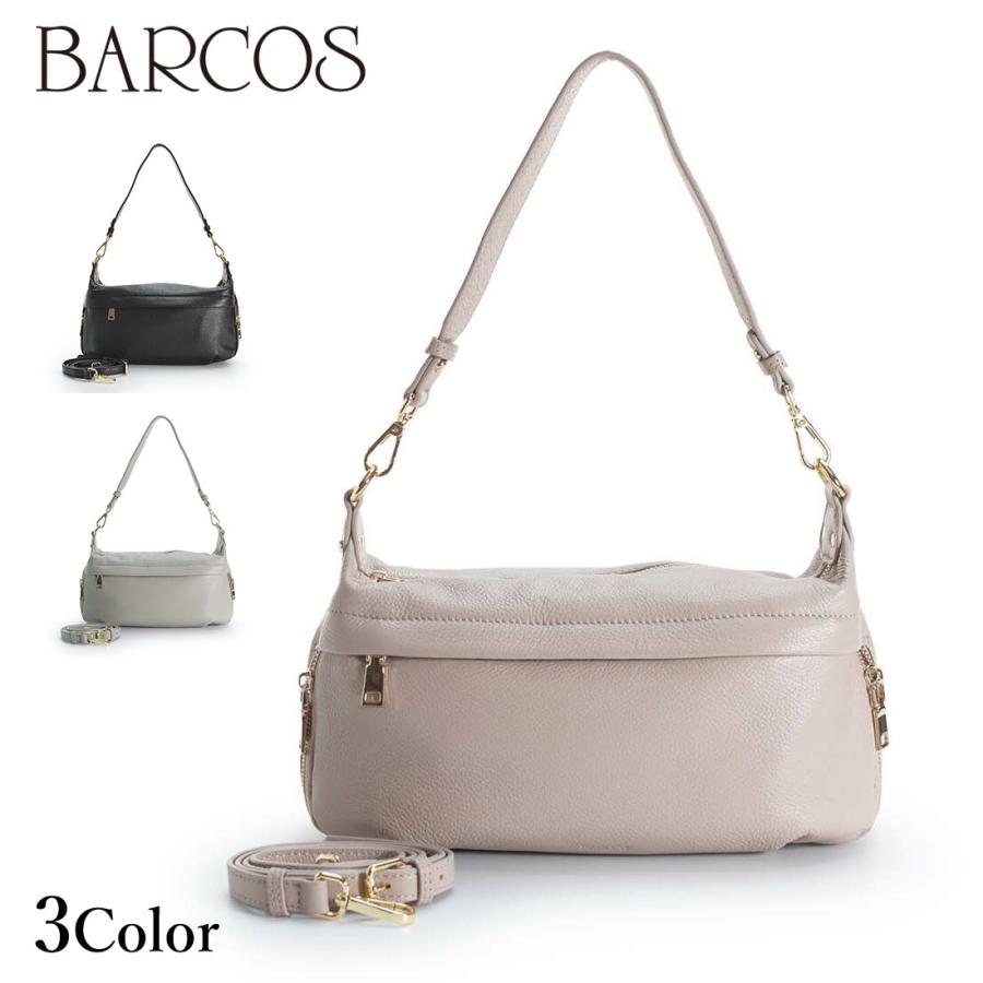 BARCOS（バルコス） シュリンクレザー2wayショルダーバッグ レディース 