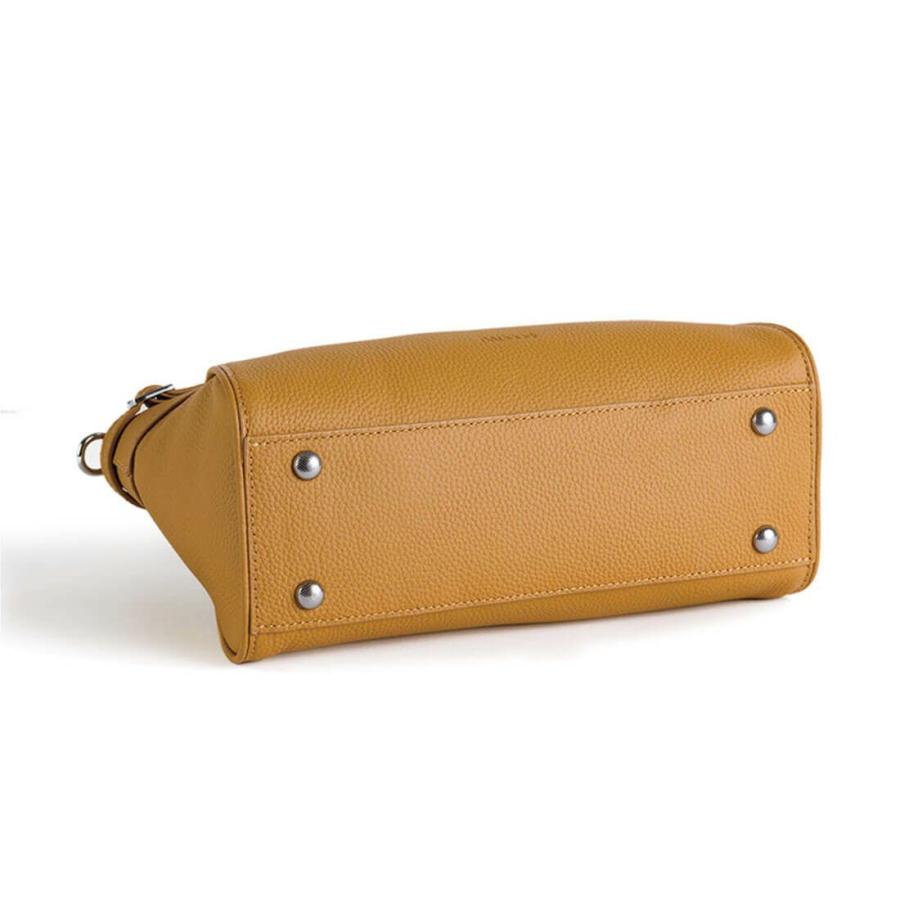 BARCOS（バルコス） チャーム付き2way牛革ハンドバッグ レディース 全3