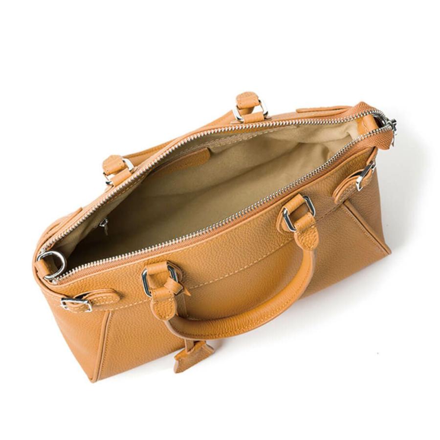 BARCOS（バルコス） チャーム付き2way牛革ハンドバッグ レディース 全3