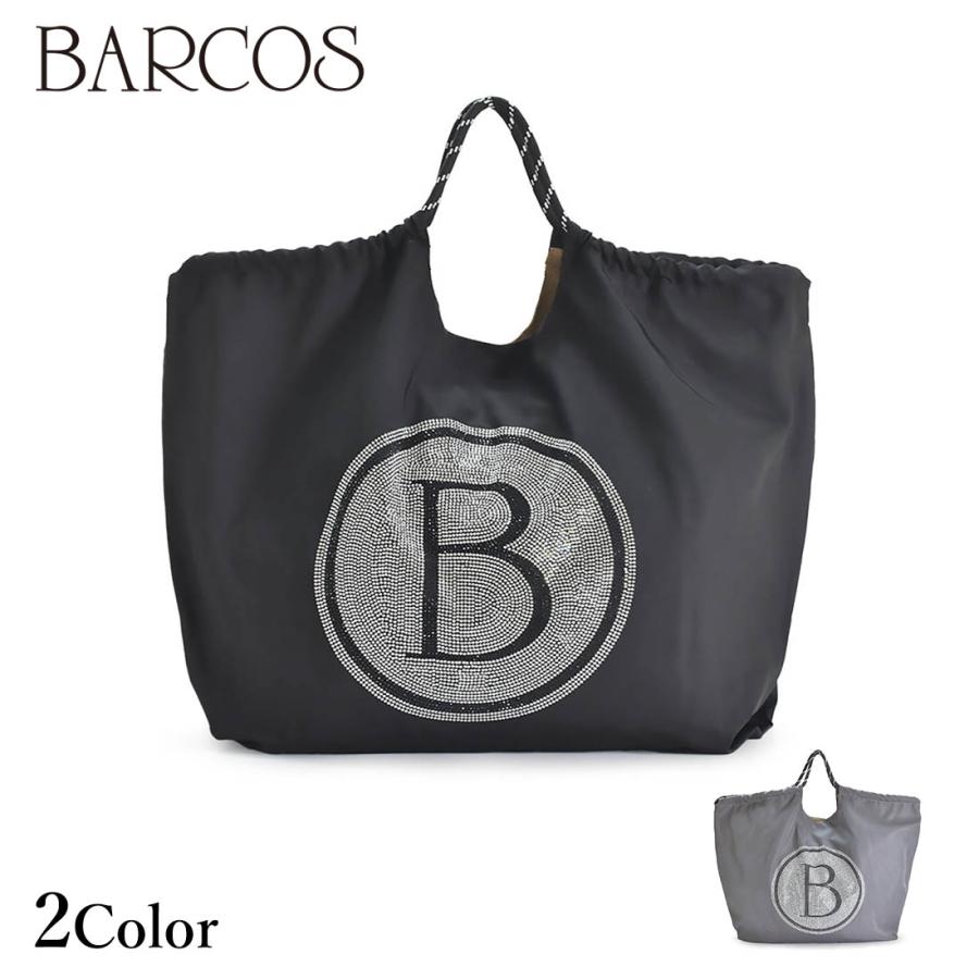 BARCOS（バルコス） BARCOS Bマーク入りラインストーンバッグ