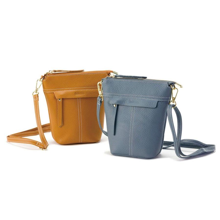 BARCOS（バルコス） ステッチデザインレザーポシェット レディース 全5