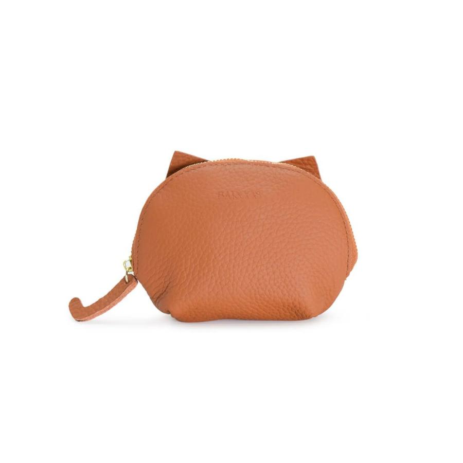 BARCOS（バルコス） ネコモチーフレザーポーチ レディース 全4色