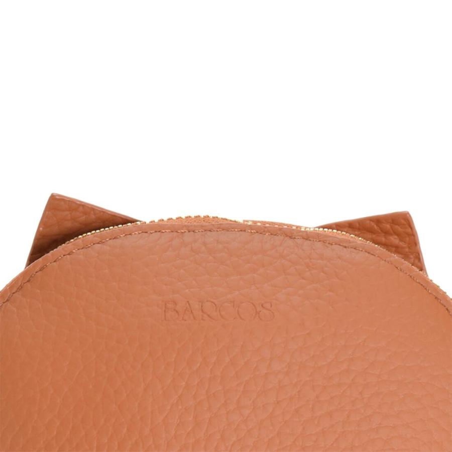 BARCOS（バルコス） ネコモチーフレザーポーチ レディース 全4色