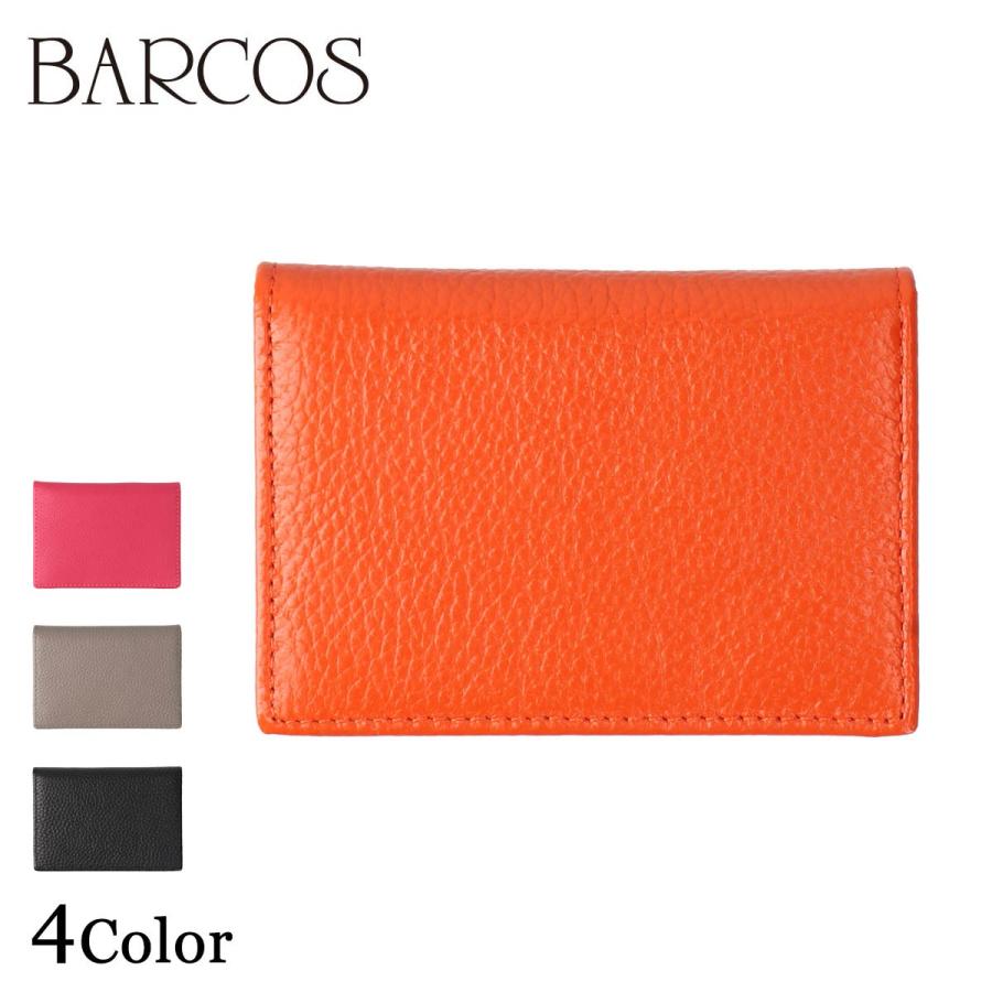 BARCOS 牛革 名刺入れ レディース 全4色 ONESIZE バルコス