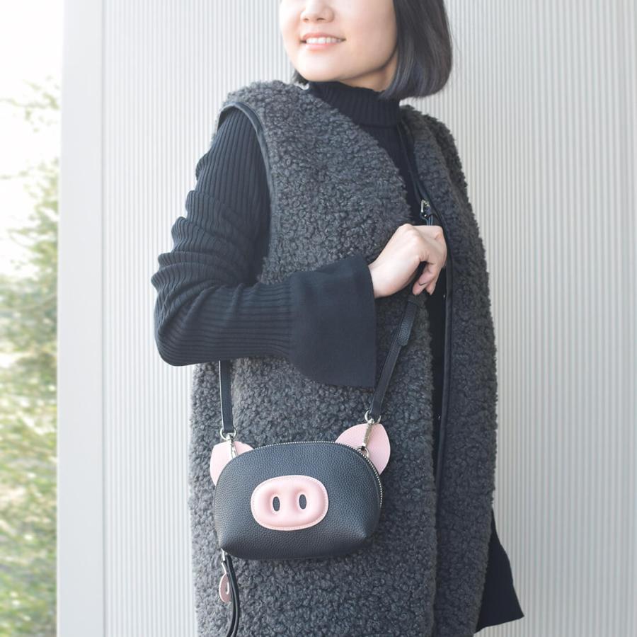 BARCOS（バルコス） 豚モチーフポーチ レディース 全3色 ONESIZE