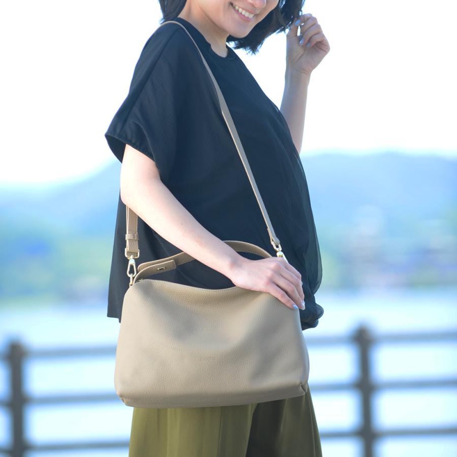 BARCOS（バルコス） シュリンクレザー2wayワンハンドバッグ レディース