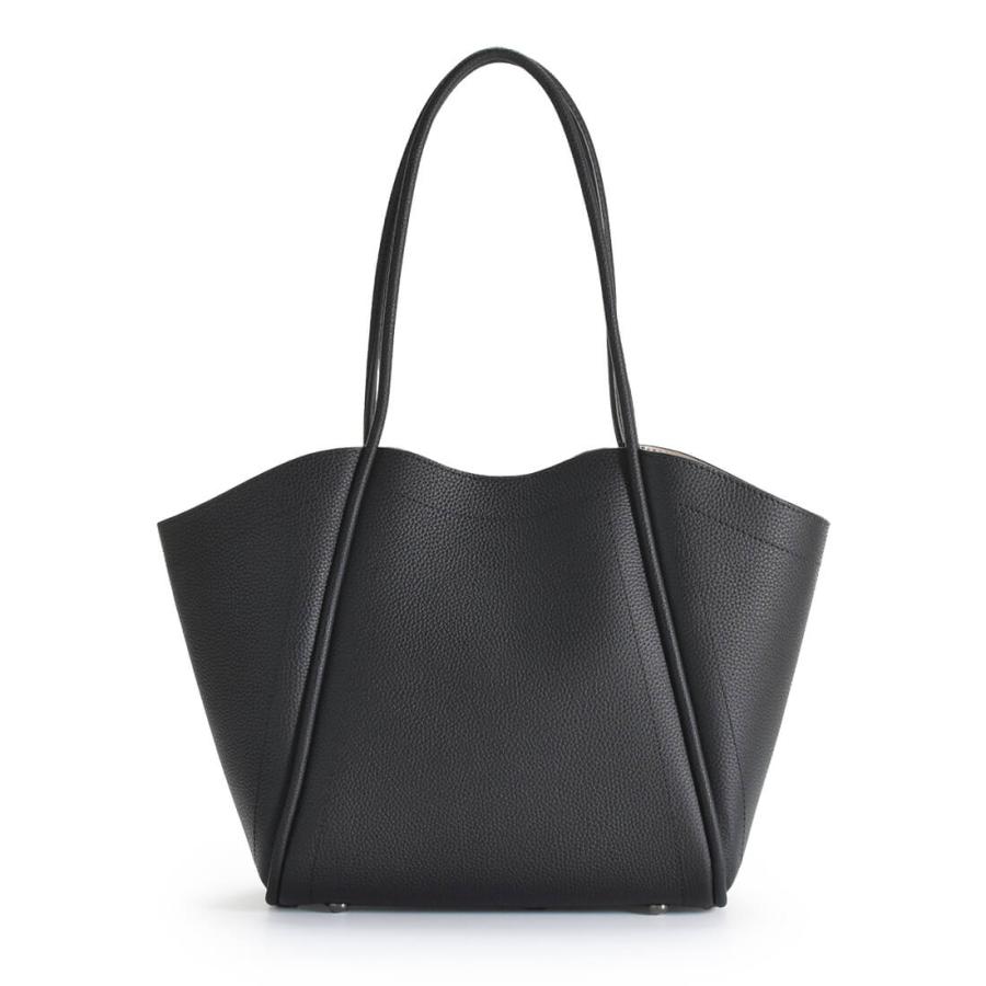 BARCOS（バルコス） ポーチ付きシュリンクレザートートバッグ