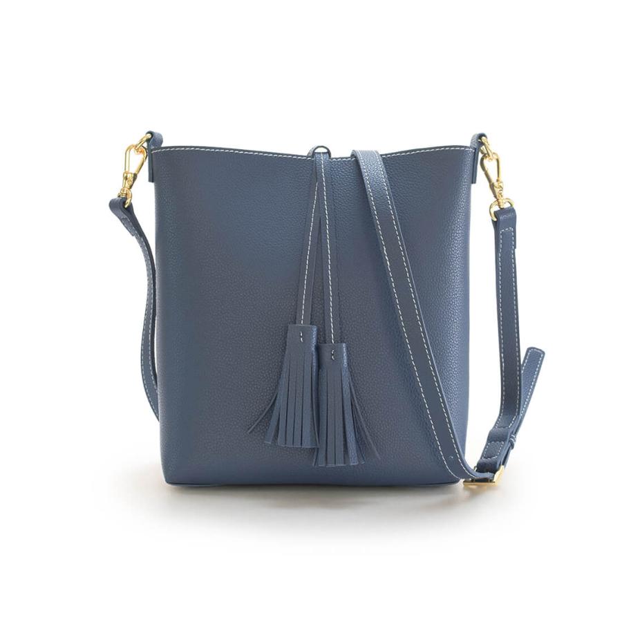 BarcosBlue（バルコスブルー） タッセル付きショルダーバッグ 