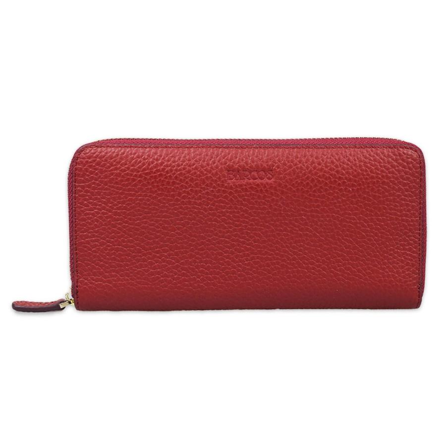 BARCOS バルコス ソフィー ラウンド ZIP RED 長財布 レザー BARCOS（バルコス） 財布 レディース 財布 本革 ラウンド ZIP カード