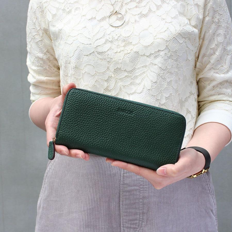 BARCOS（バルコス） 財布 レディース 財布 本革 ラウンド ZIP カード