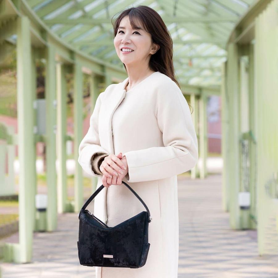 BARCOS（バルコス） シルキーレザー2wayハンドバッグ＜ヴェルーチェ