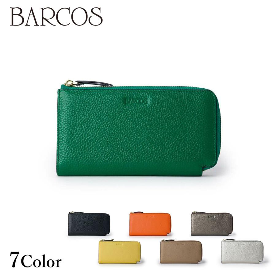 BARCOS（バルコス） シュリンクレザーJ字型ウォレット＜ナビオ