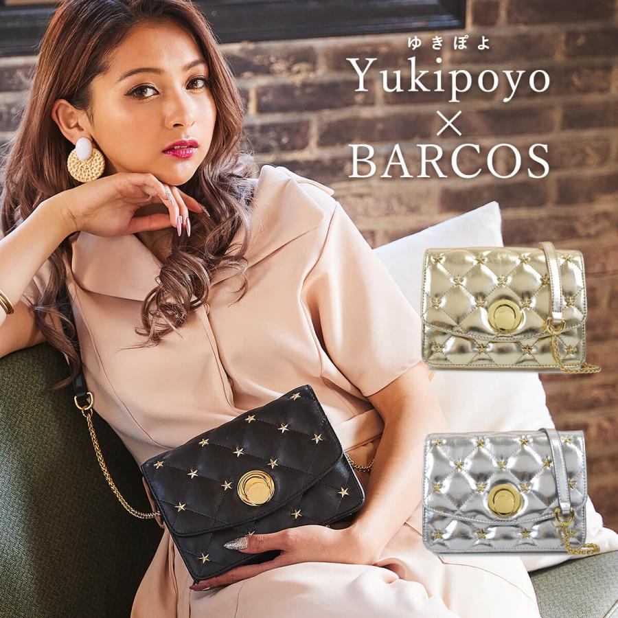 BARCOS ゆきぽよ × Velix キルティング スタッズ ショルダー BARCOS ゆきぽよ × Velix キルティング スタッズ ショルダー