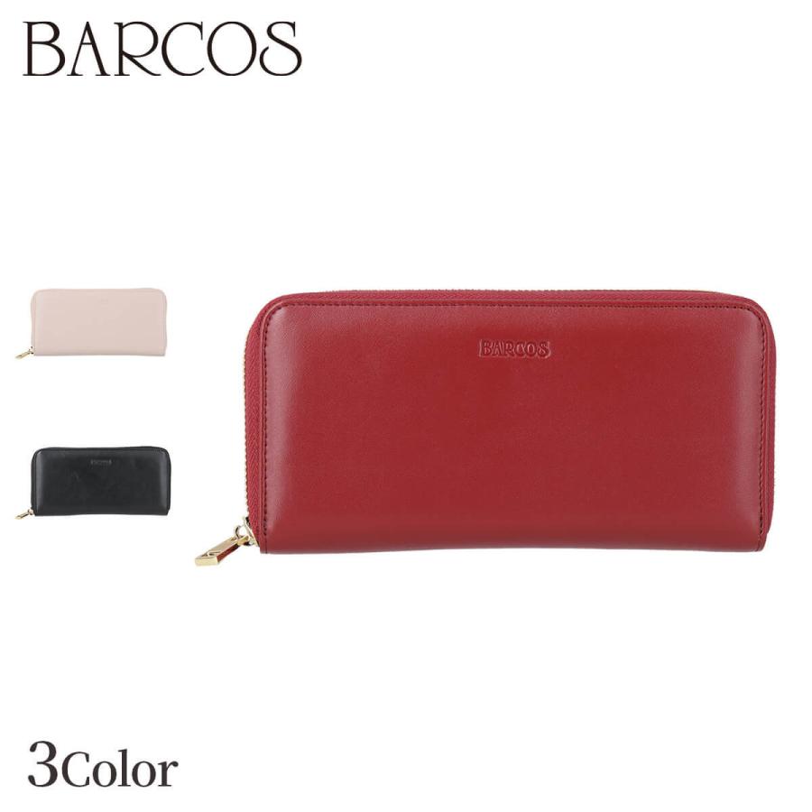 BARCOS スムースレザー 財布 レディース 全3色 ONESIZE バルコス