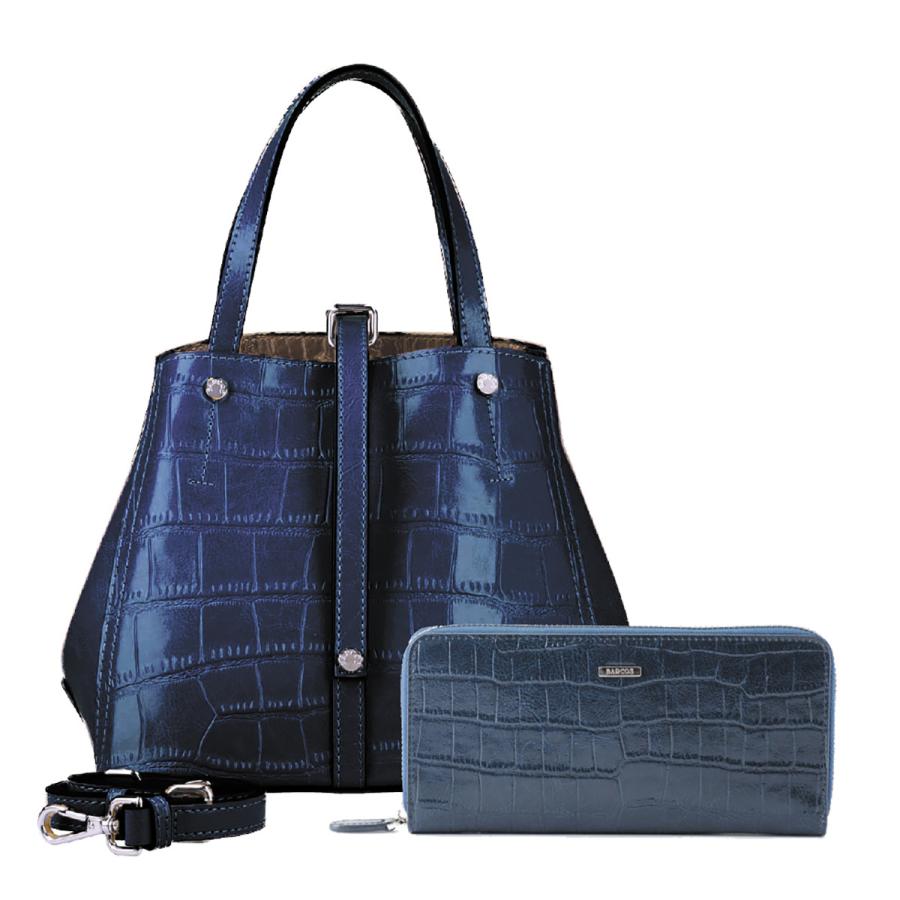 BARCOS 【セット商品】クロコダイル型押シャイニングミニレザー BARCOS 【セット商品】クロコダイル型押シャイニングミニレザー