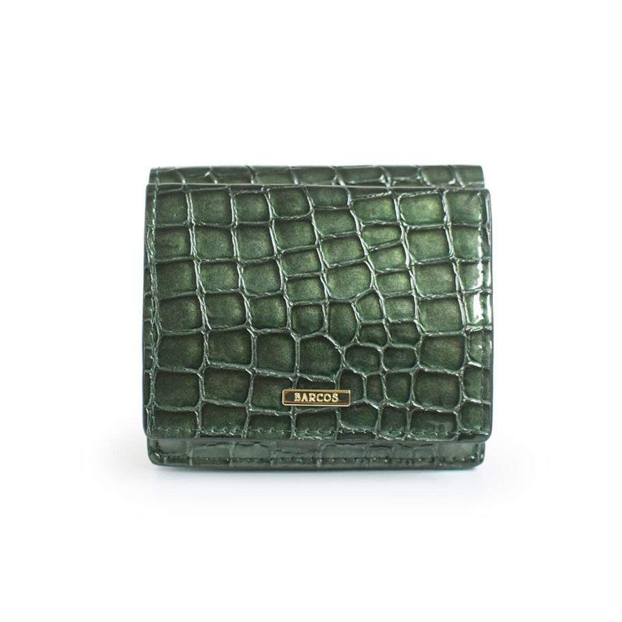 BARCOS（バルコス） ソフトステンドガラスレザー折財布 レディース 全3